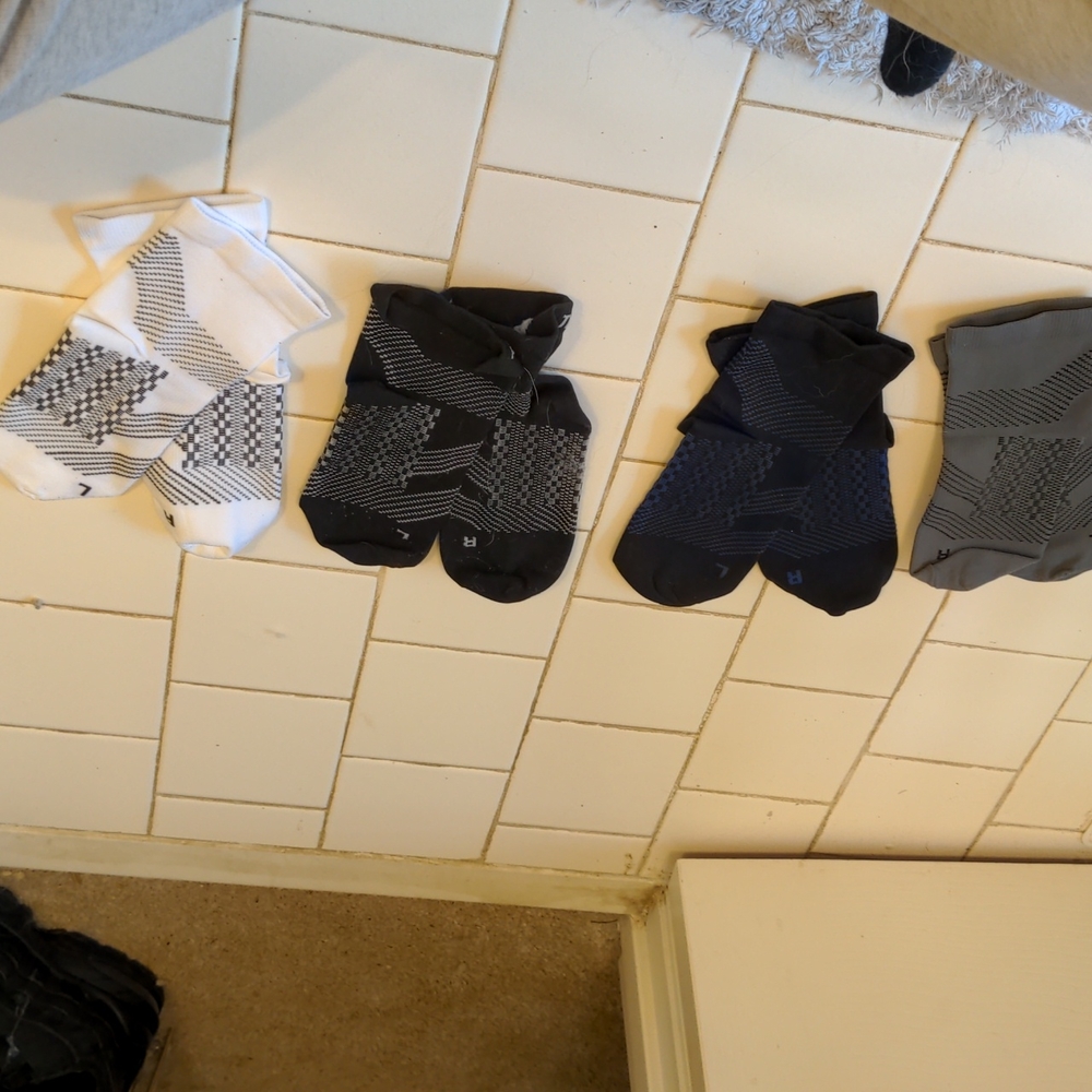 Ankle compression socks